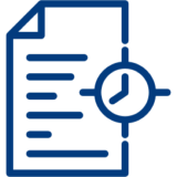 Time management document icon